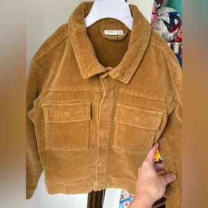 Zara style boys corduroy jacket brown size 8 or 128cm Name It EU brand